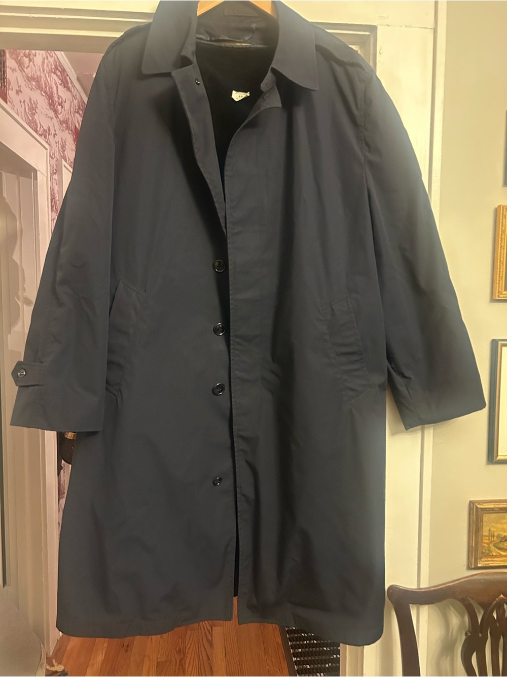 US Air Force Issued Men's Navy Trench
